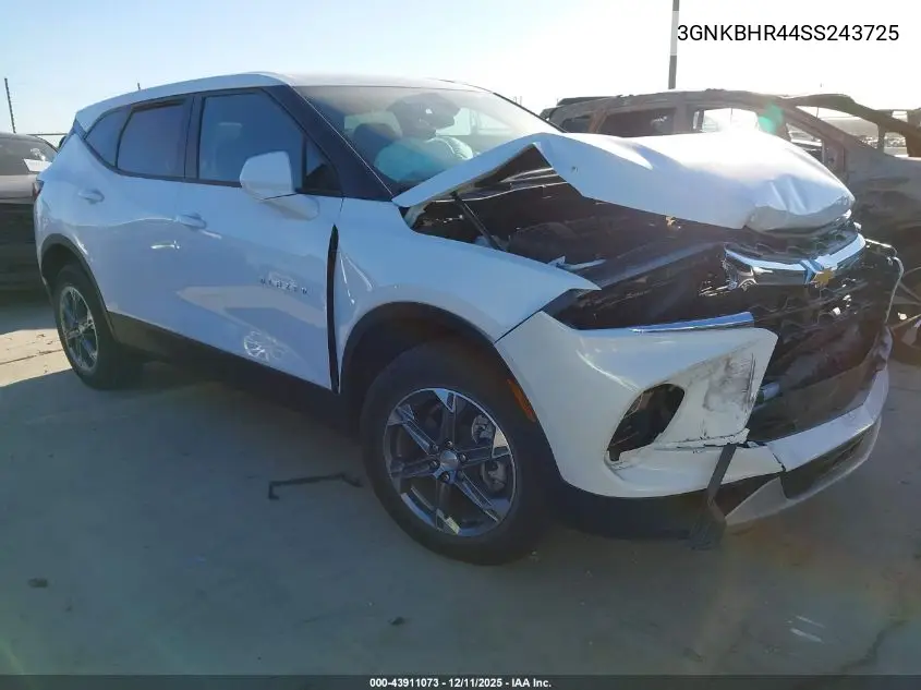 3GNKBHR44SS243725 2025 Chevrolet Blazer Awd 2Lt