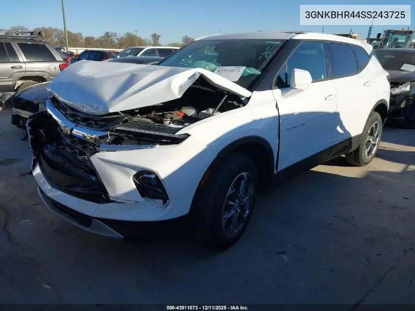 3GNKBHR44SS243725 2025 Chevrolet Blazer Awd 2Lt