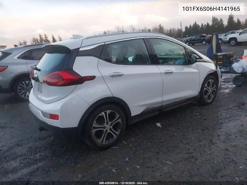1G1FX6S06H4141965 2017 Chevrolet Bolt Ev Premier