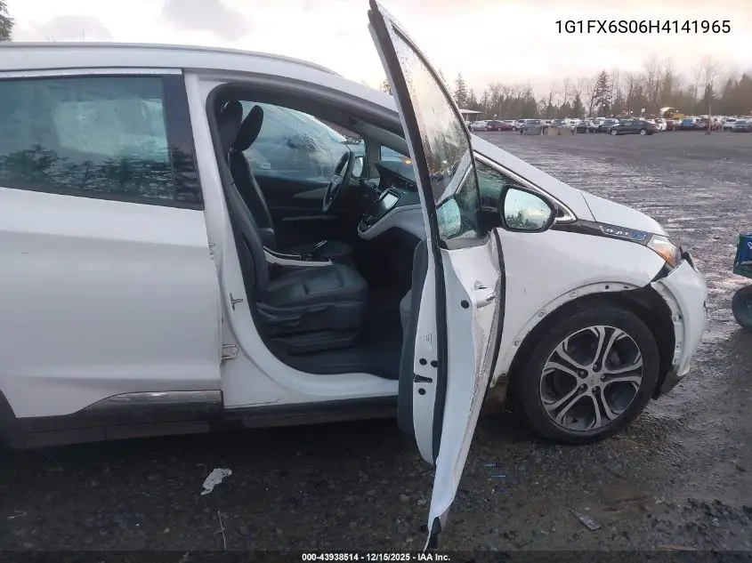 1G1FX6S06H4141965 2017 Chevrolet Bolt Ev Premier