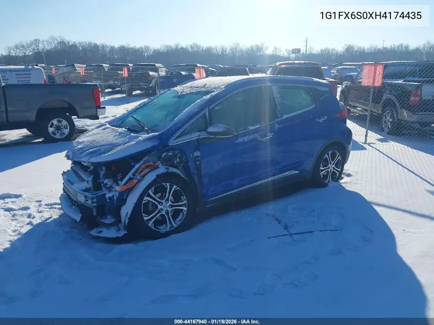 1G1FX6S0XH4174435 2017 Chevrolet Bolt Ev Premier
