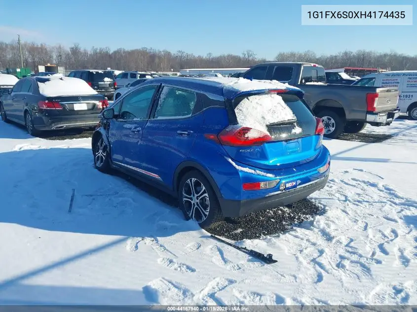 1G1FX6S0XH4174435 2017 Chevrolet Bolt Ev Premier