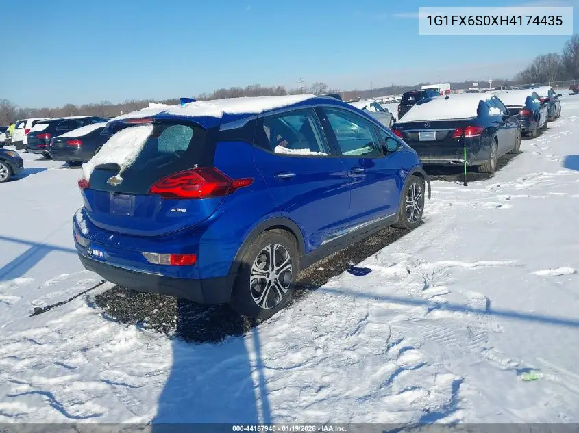 1G1FX6S0XH4174435 2017 Chevrolet Bolt Ev Premier