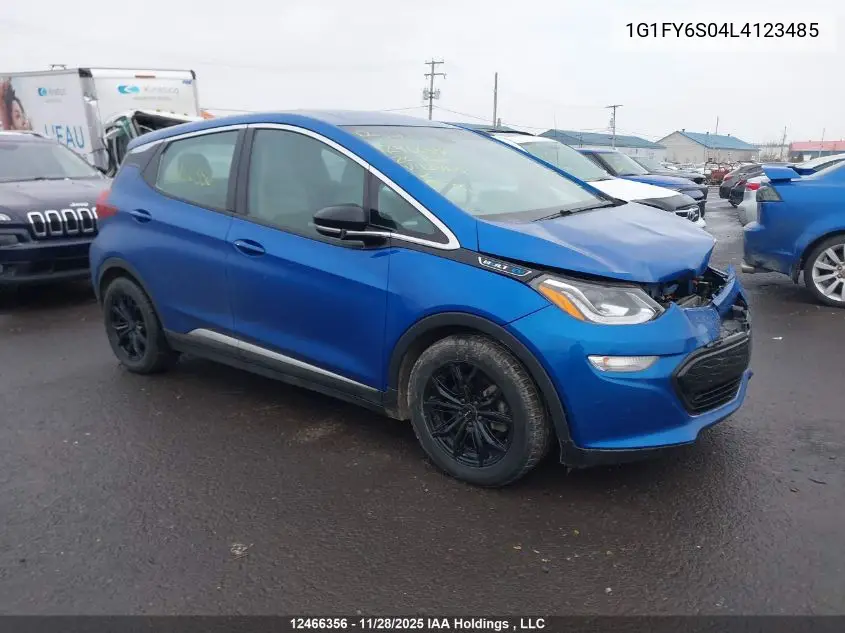 1G1FY6S04L4123485 2020 Chevrolet Bolt Ev Lt