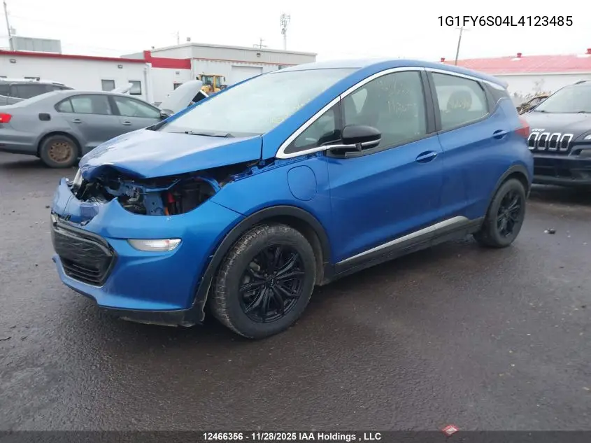 1G1FY6S04L4123485 2020 Chevrolet Bolt Ev Lt