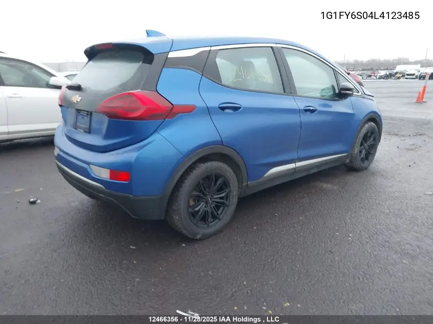 1G1FY6S04L4123485 2020 Chevrolet Bolt Ev Lt