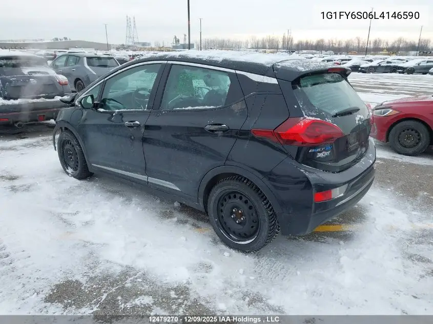 1G1FY6S06L4146590 2020 Chevrolet Bolt Ev Lt
