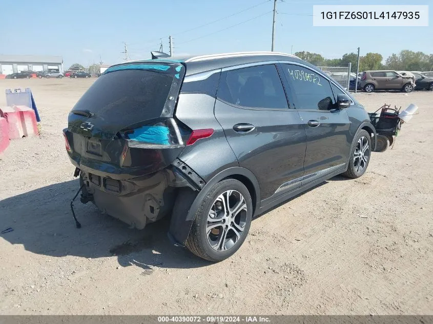 1G1FZ6S01L4147935 2020 Chevrolet Bolt Ev Fwd Premier