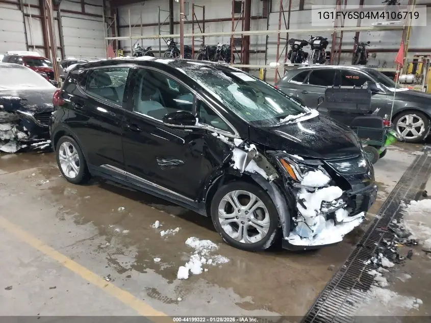 2021 Chevrolet Bolt Ev Fwd Lt VIN: 1G1FY6S04M4106719 Lot: 44199322