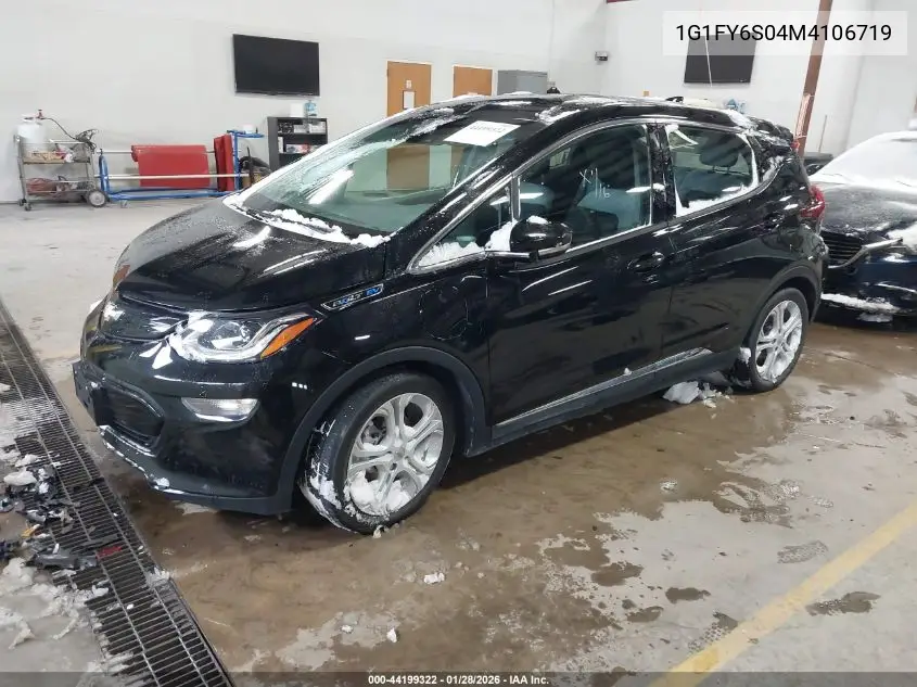 2021 Chevrolet Bolt Ev Fwd Lt VIN: 1G1FY6S04M4106719 Lot: 44199322