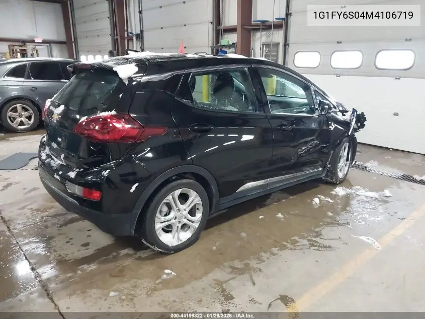 2021 Chevrolet Bolt Ev Fwd Lt VIN: 1G1FY6S04M4106719 Lot: 44199322