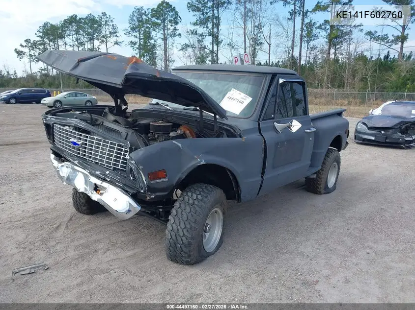 KE141F602760 1971 Chevrolet C10