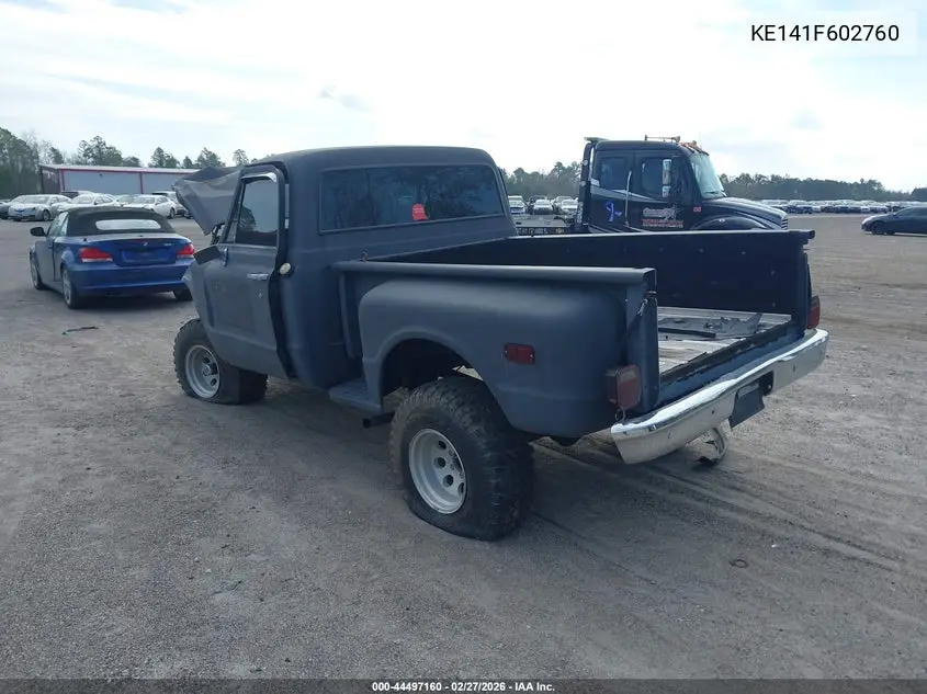 KE141F602760 1971 Chevrolet C10