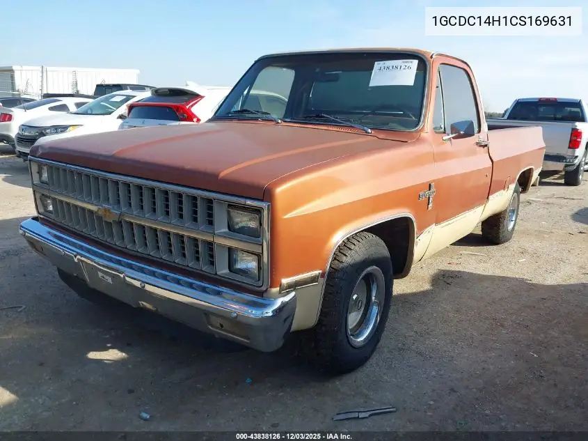 1GCDC14H1CS169631 1982 Chevrolet C10