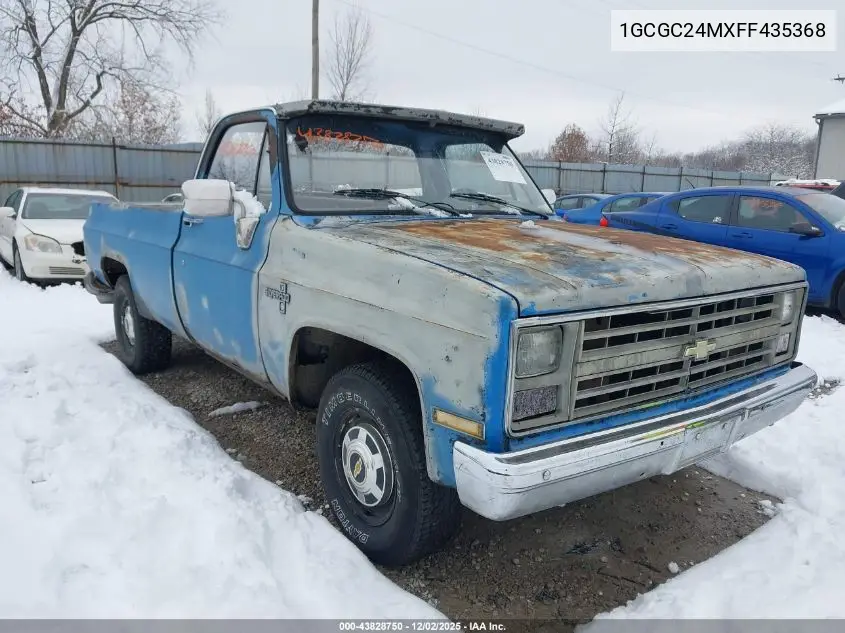 1GCGC24MXFF435368 1985 Chevrolet C20