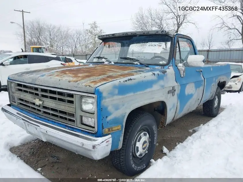 1GCGC24MXFF435368 1985 Chevrolet C20