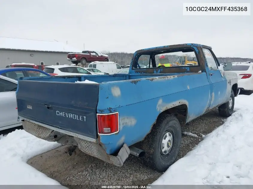 1GCGC24MXFF435368 1985 Chevrolet C20