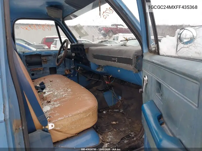 1GCGC24MXFF435368 1985 Chevrolet C20