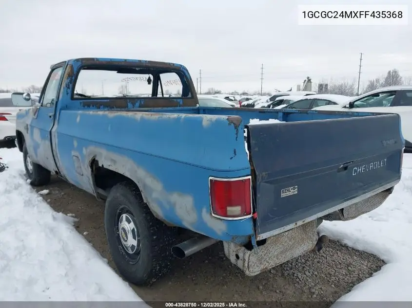1GCGC24MXFF435368 1985 Chevrolet C20