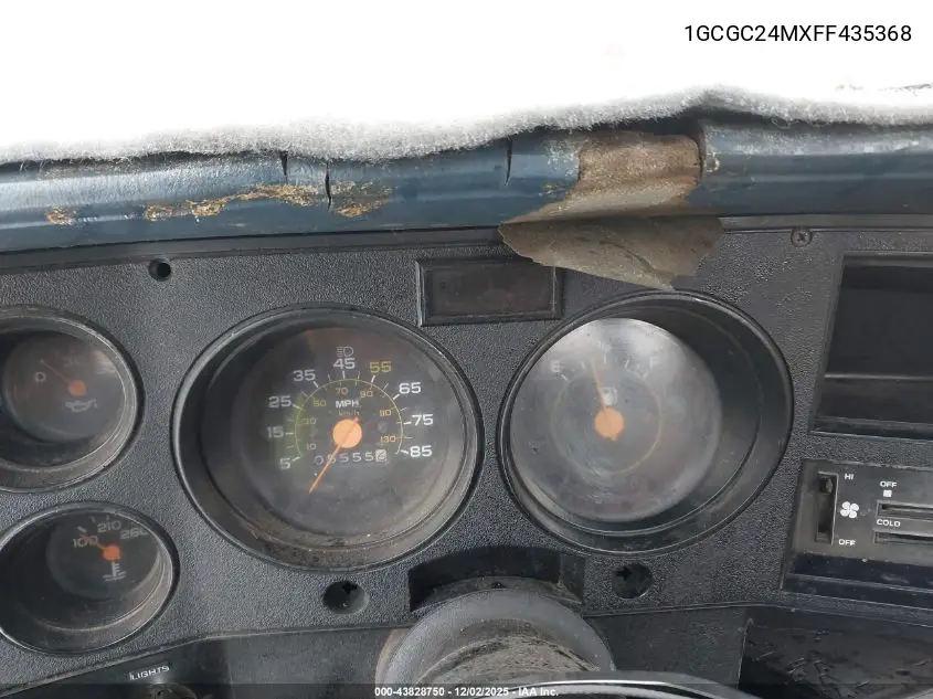 1GCGC24MXFF435368 1985 Chevrolet C20