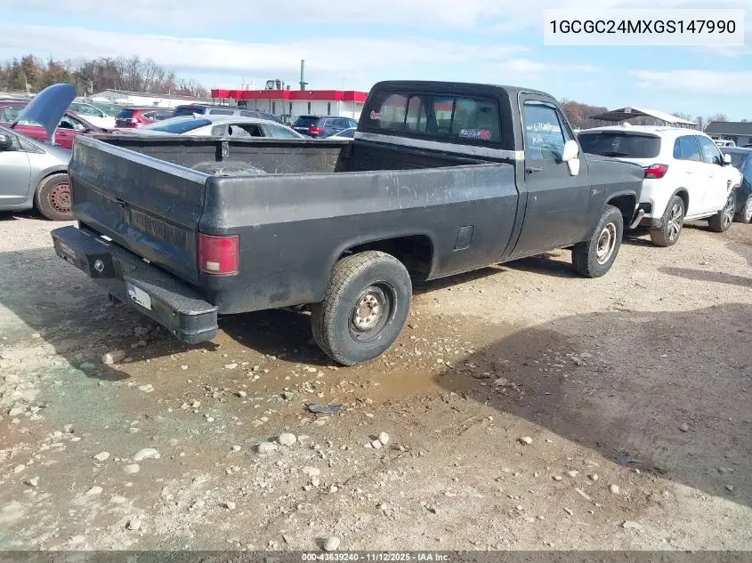 1GCGC24MXGS147990 1986 Chevrolet C20