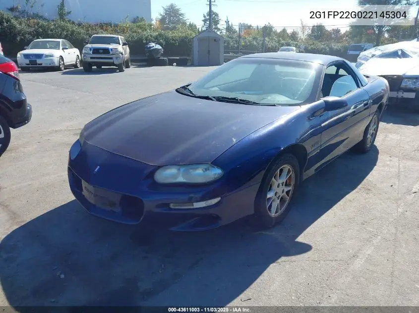 2G1FP22G022145304 2002 Chevrolet Camaro Z28