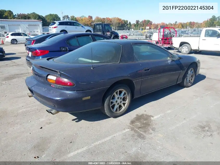 2G1FP22G022145304 2002 Chevrolet Camaro Z28