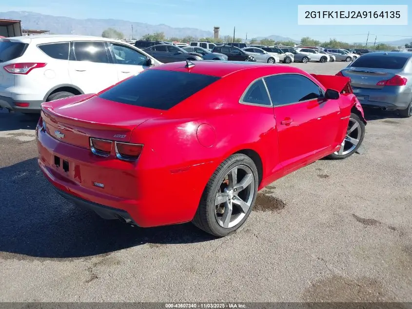 2G1FK1EJ2A9164135 2010 Chevrolet Camaro 2Ss