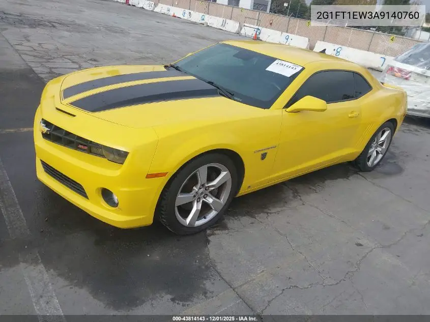 2G1FT1EW3A9140760 2010 Chevrolet Camaro 2Ss