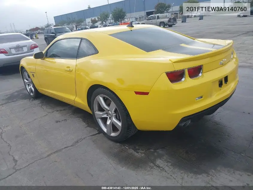 2G1FT1EW3A9140760 2010 Chevrolet Camaro 2Ss