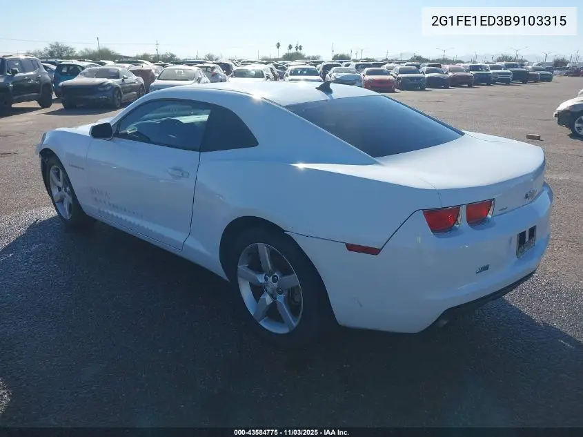 2G1FE1ED3B9103315 2011 Chevrolet Camaro 1Ls