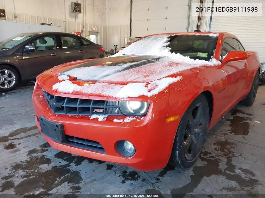 2G1FC1ED5B9111938 2011 Chevrolet Camaro 2Lt