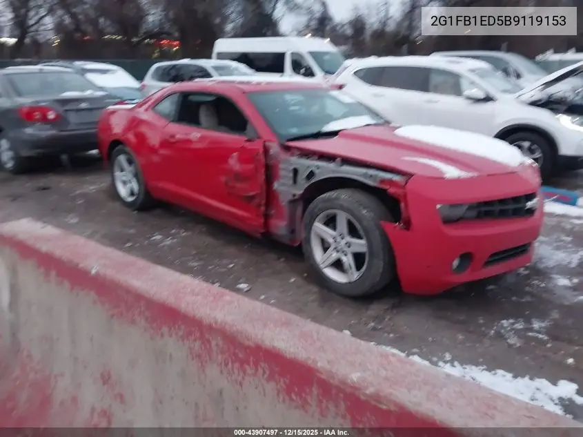2G1FB1ED5B9119153 2011 Chevrolet Camaro 1Lt