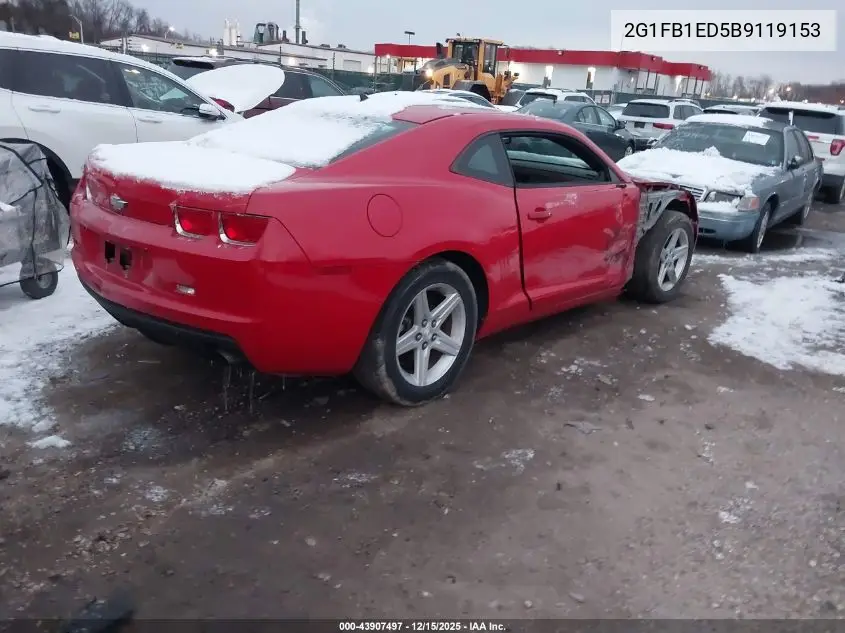 2G1FB1ED5B9119153 2011 Chevrolet Camaro 1Lt