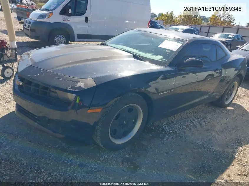2G1FA1E31C9169348 2012 Chevrolet Camaro 2Ls