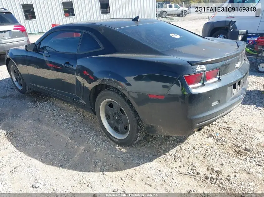 2G1FA1E31C9169348 2012 Chevrolet Camaro 2Ls