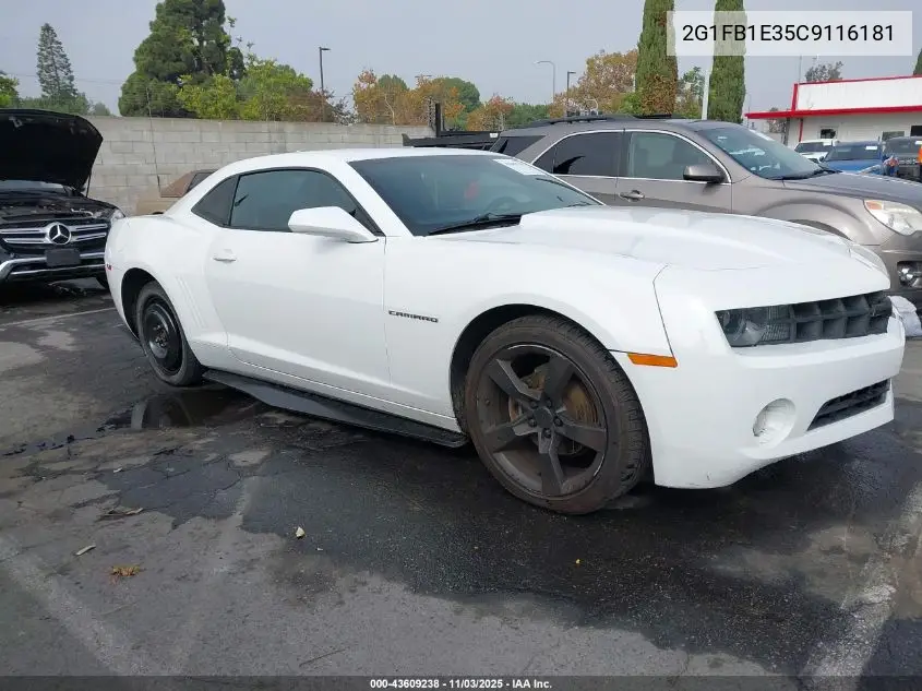 2G1FB1E35C9116181 2012 Chevrolet Camaro 1Lt