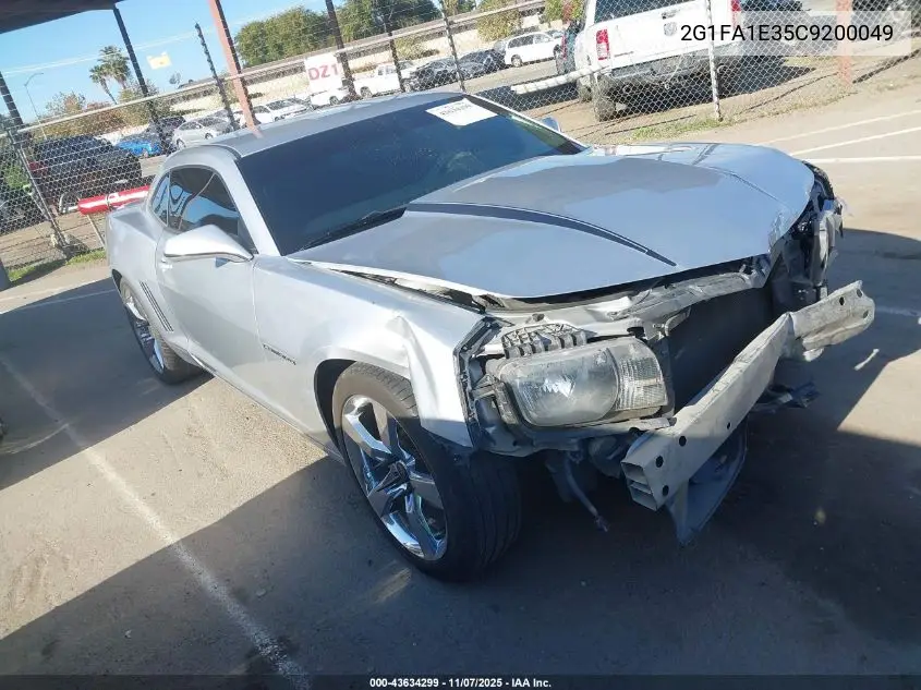2G1FA1E35C9200049 2012 Chevrolet Camaro 2Ls