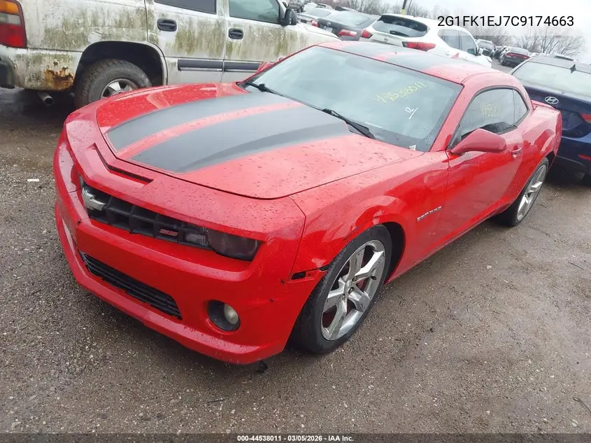 2G1FK1EJ7C9174663 2012 Chevrolet Camaro 2Ss