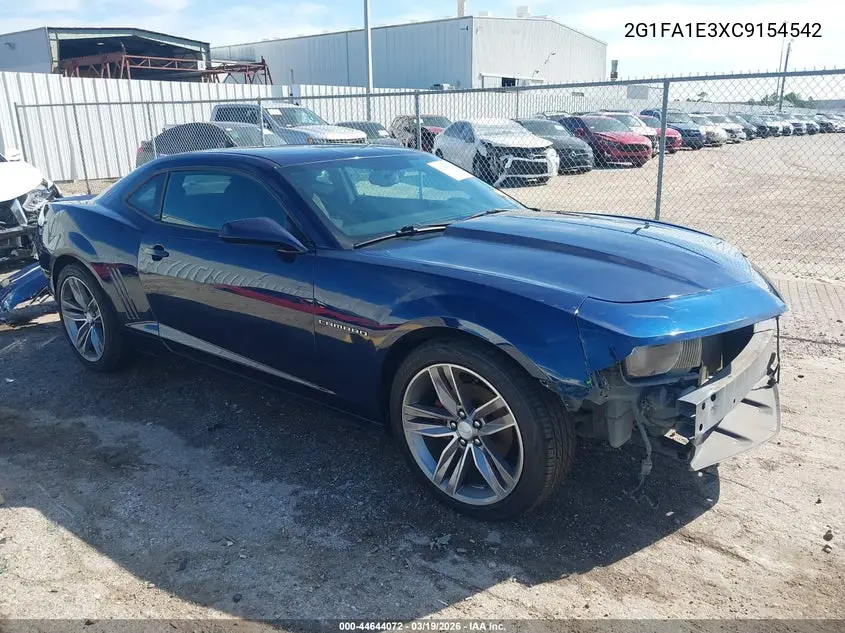 2G1FA1E3XC9154542 2012 Chevrolet Camaro 2Ls