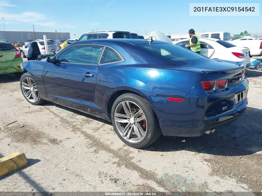 2G1FA1E3XC9154542 2012 Chevrolet Camaro 2Ls