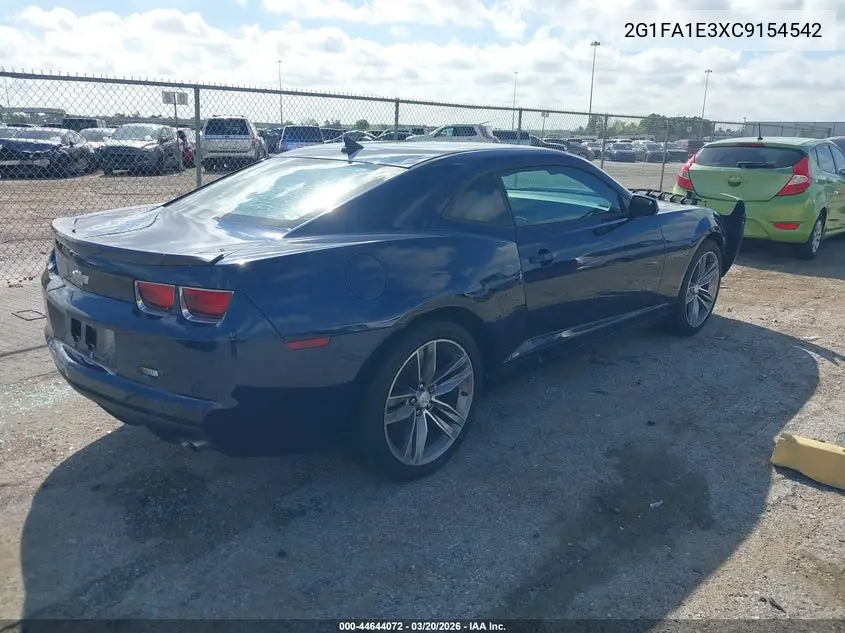 2G1FA1E3XC9154542 2012 Chevrolet Camaro 2Ls
