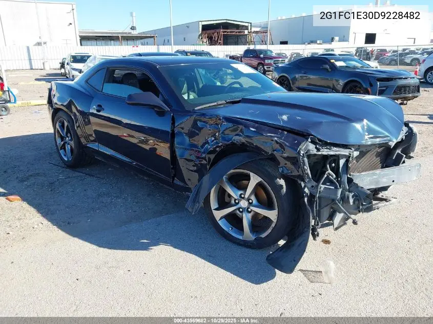 2G1FC1E30D9228482 2013 Chevrolet Camaro 2Lt