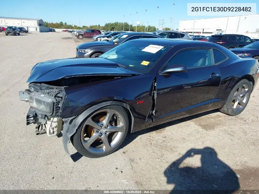 2G1FC1E30D9228482 2013 Chevrolet Camaro 2Lt