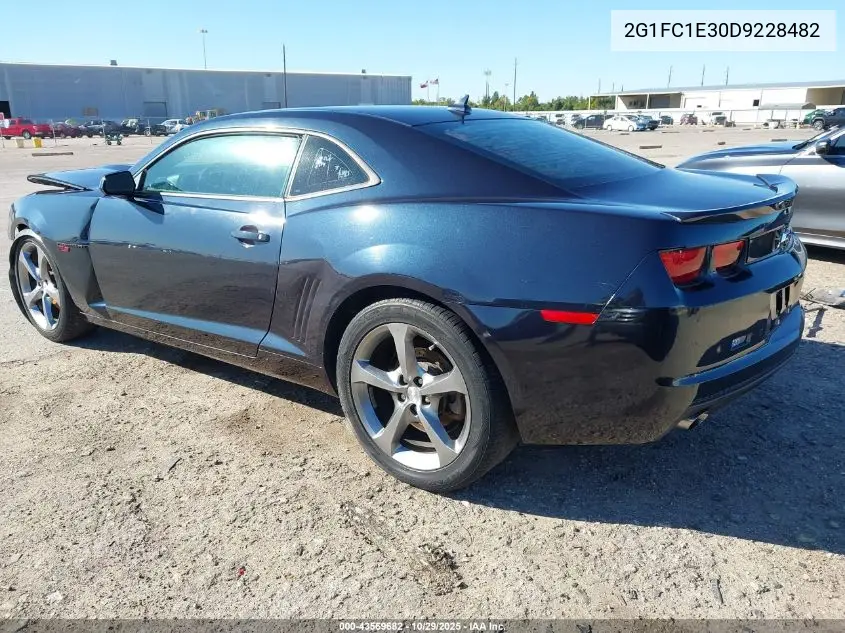 2G1FC1E30D9228482 2013 Chevrolet Camaro 2Lt