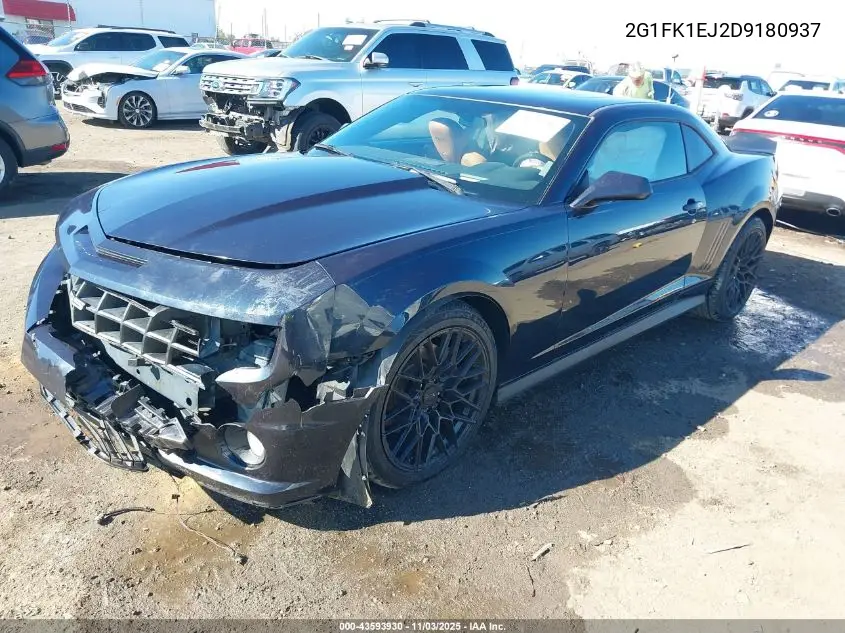 2G1FK1EJ2D9180937 2013 Chevrolet Camaro 2Ss
