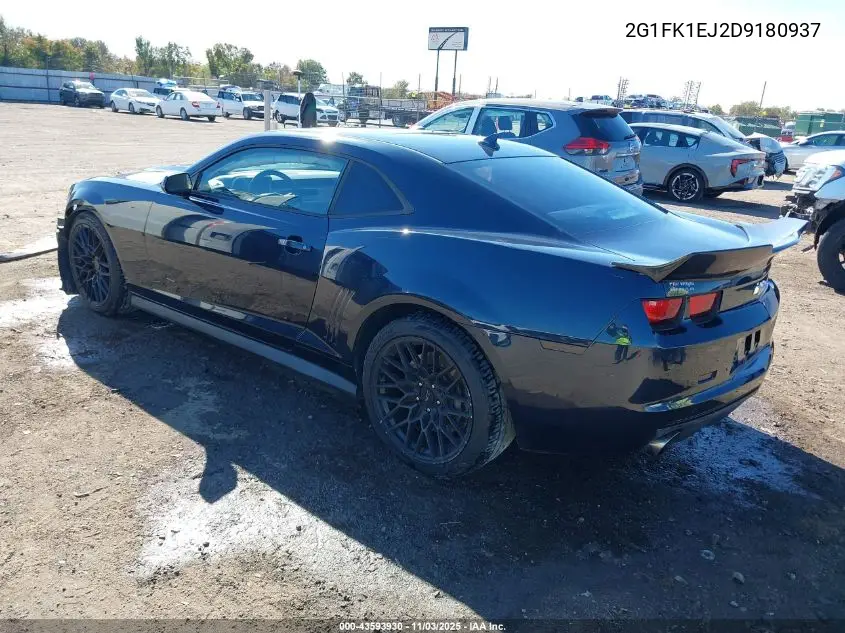 2G1FK1EJ2D9180937 2013 Chevrolet Camaro 2Ss