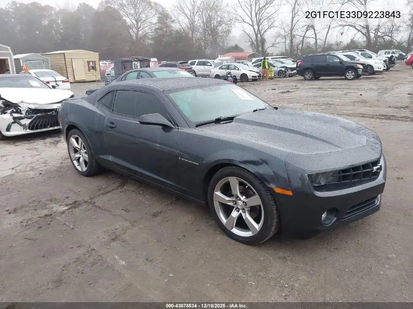 2G1FC1E33D9223843 2013 Chevrolet Camaro 2Lt