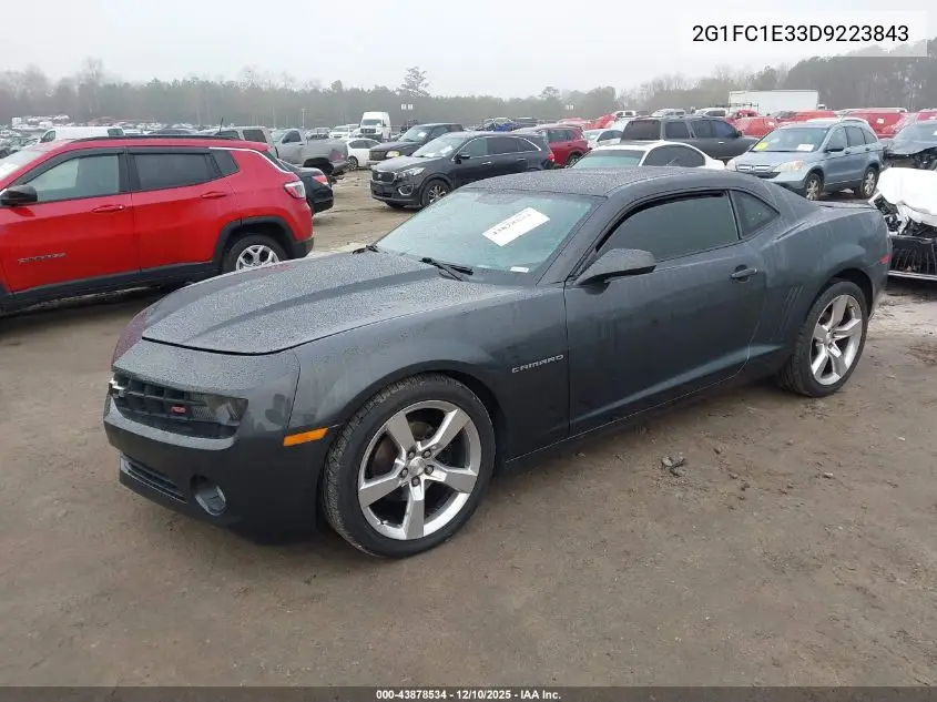 2G1FC1E33D9223843 2013 Chevrolet Camaro 2Lt