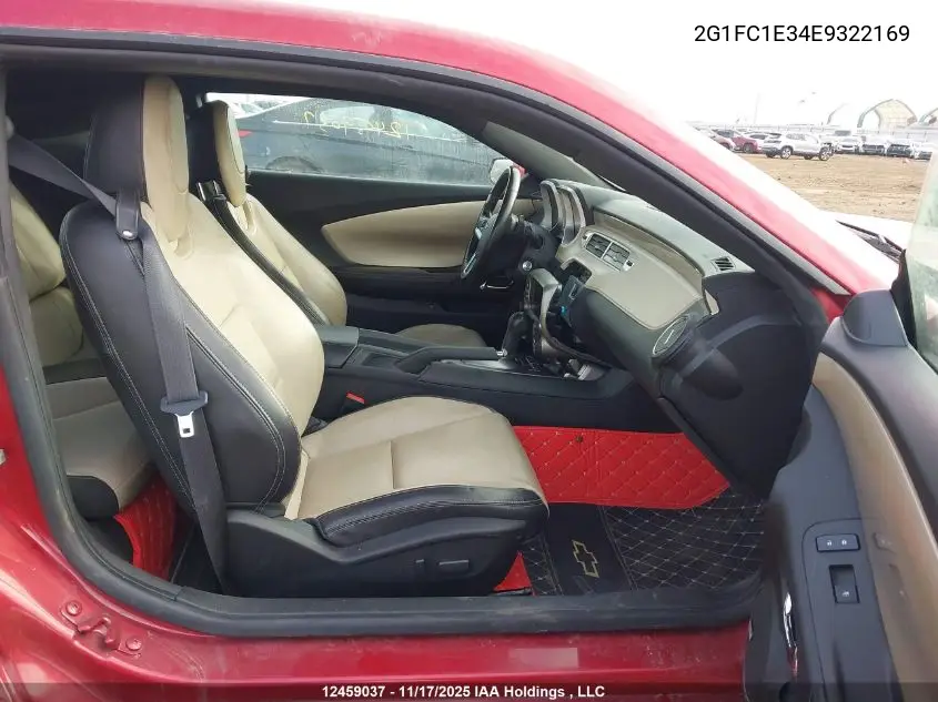 2G1FC1E34E9322169 2014 Chevrolet Camaro 2Lt